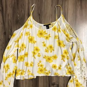 Cold should floral top